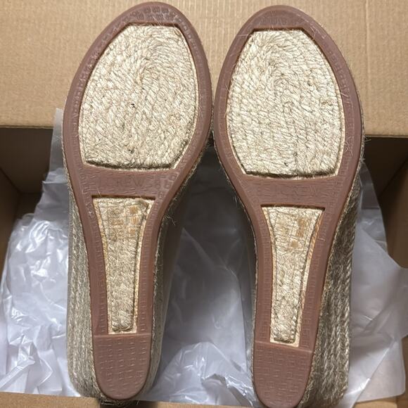 J. Crew Women's Canvas Espadrille Flax  Wedges  Sz 8 - Picture 7 of 7